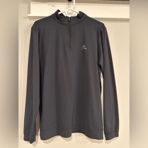 Rhoback Performance Quarter Zip Pullover – Men’s Medium – Navy